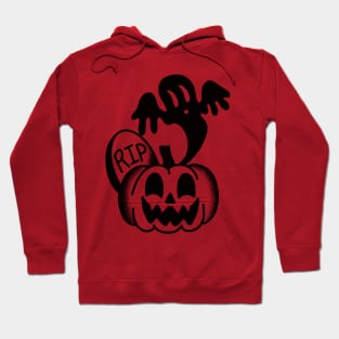 Vintage Halloween in traditional tattoo style. Hoodie